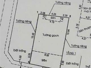 CHỈ 6,6 TỶ – 2 CĂN NHÀ LẦU + SỔ HỒNG RIÊNG HXH TRỊNH THỊ MIẾNG, GIÁP Q12