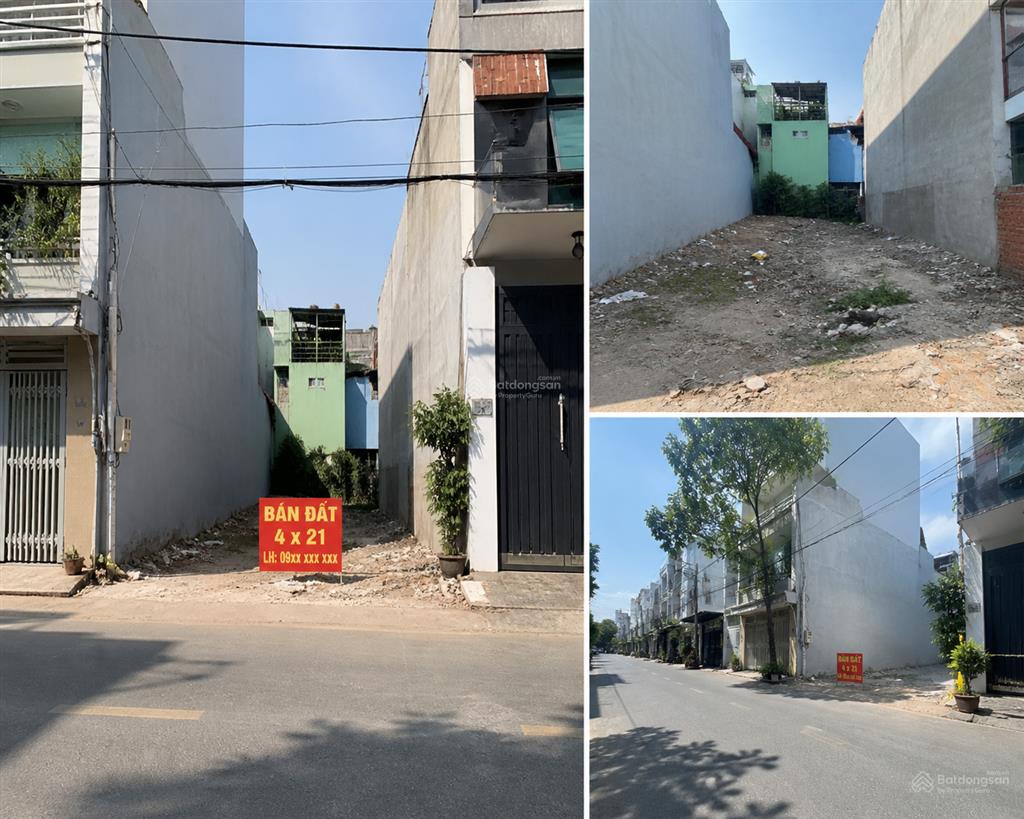 Đất mặt tiền đường đoàn hồng phước, tân phú 4m x 21m giá 9.98 tỷ