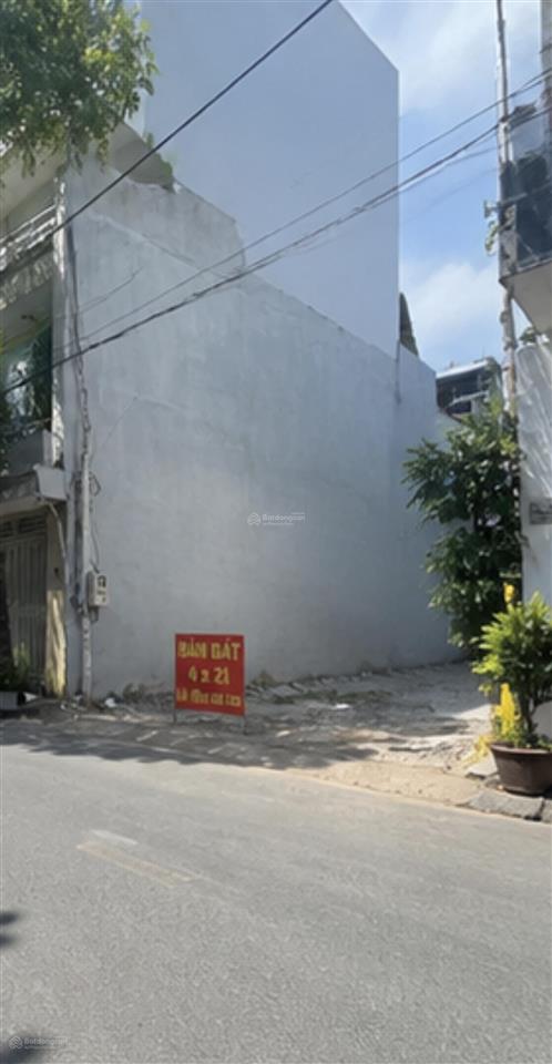 Đất mặt tiền đường đoàn hồng phước, tân phú 4m x 21m giá 9.98 tỷ