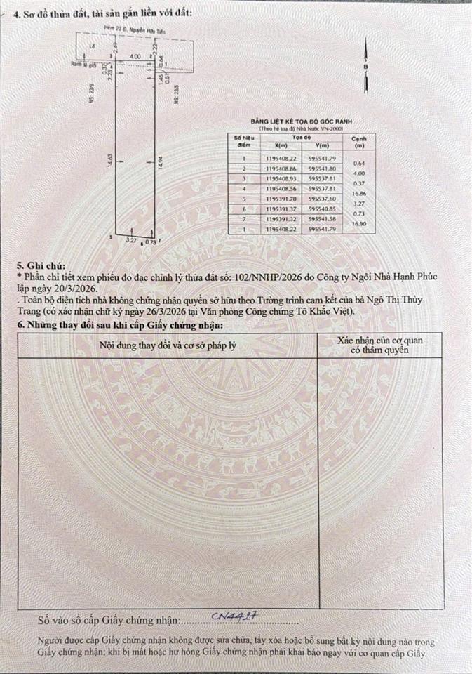 Nhà hẻm nguyễn hữu tiến tây thạnh
4m x 19m | 76m | đúc 2 lầu 8,1 tỷ