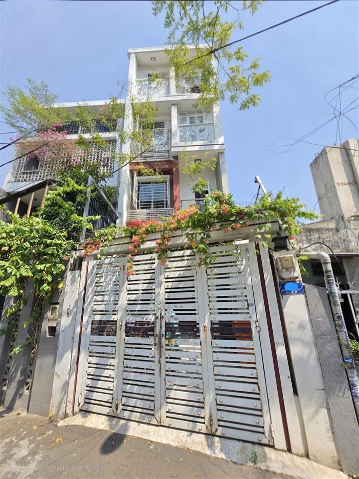 Nhà 4 tầng 4x21m sổ vuông vức, hẻm xe hơi 7 chỗ, hẻm thông, quang trung phường 8 gò vấp