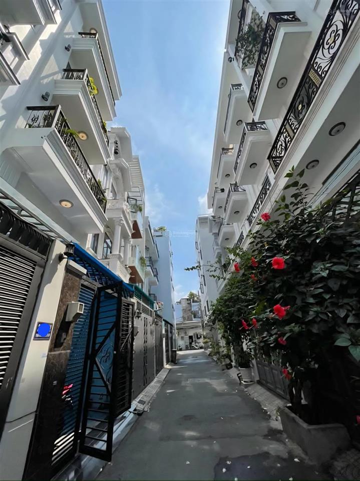 Nhà 5 tầng 4x15m sổ vuông vức, hẻm xe hơi 6m, khu cao tầng dân trí, phạm văn chiêu phường 9 gò vấp