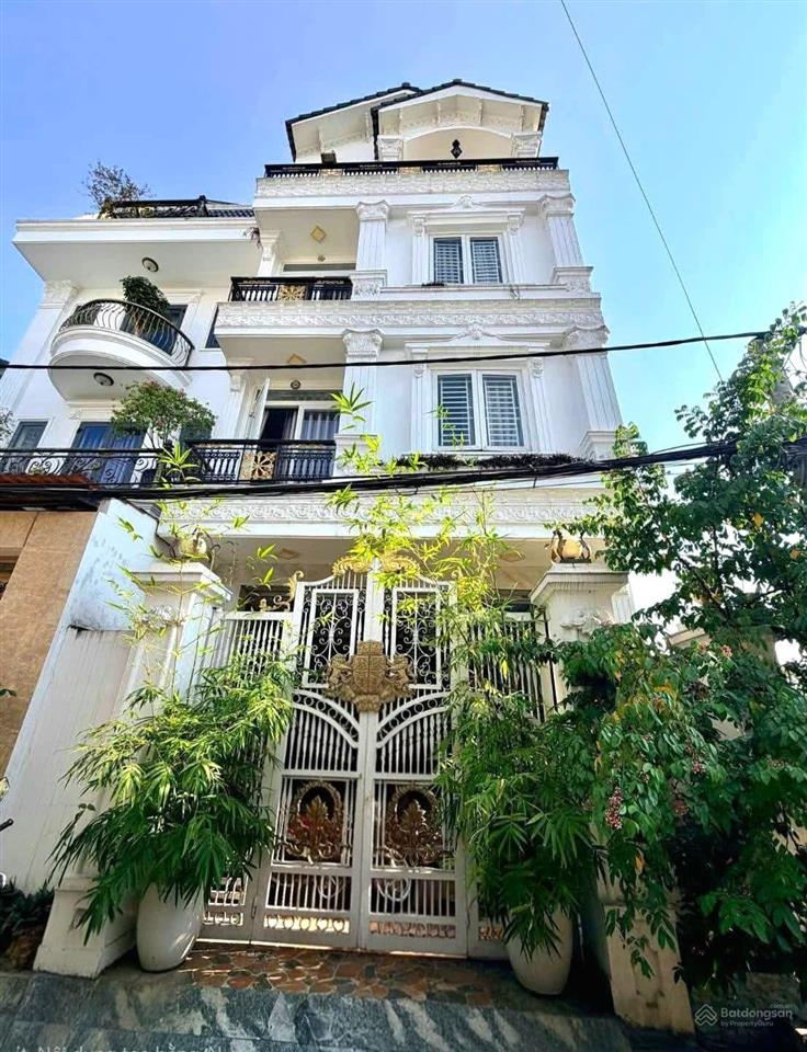 Nhà 4 tầng bề thế 6x13m sổ vuông vức, hẻm xe hơi, hẻm thông, nguyễn oanh phường 17 gò vấp