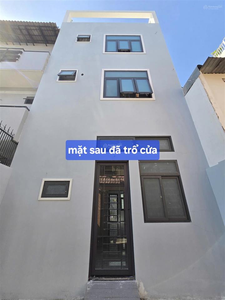 Nhà 4 tầng 5.8x12m sổ vuông vức, 2 mặt hẻm xe hơi thông, nguyễn văn lượng phường 16 gò vấp