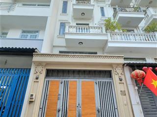 Nhà 5 tầng 4.4x15m hẻm xe hơi tránh có lề, hẻm thông, đường số 28 gò vấp, ngay chợ an nhơn