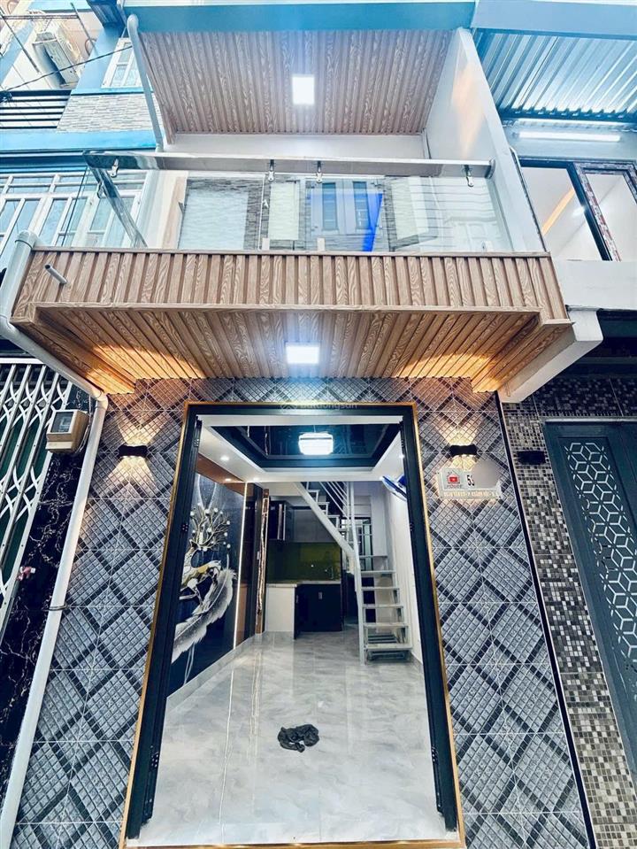 Q4 chỉ 2 tỷ 650tr  nhà mới ở ngay  kqh, shr  1 trệt, 1 lầu( 2pn, 1wc), 2,8 x 6,6(15,5 m² )