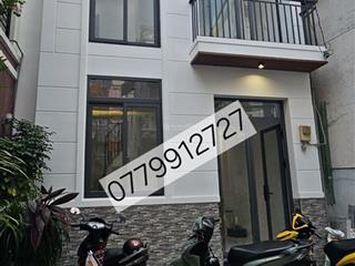 #quận7, cách mt trần xuân soạn 70m, hẻm trước nhà 5m  dt đất 29,5m ( 5m x 6m)  1 trệt, 1 lầu