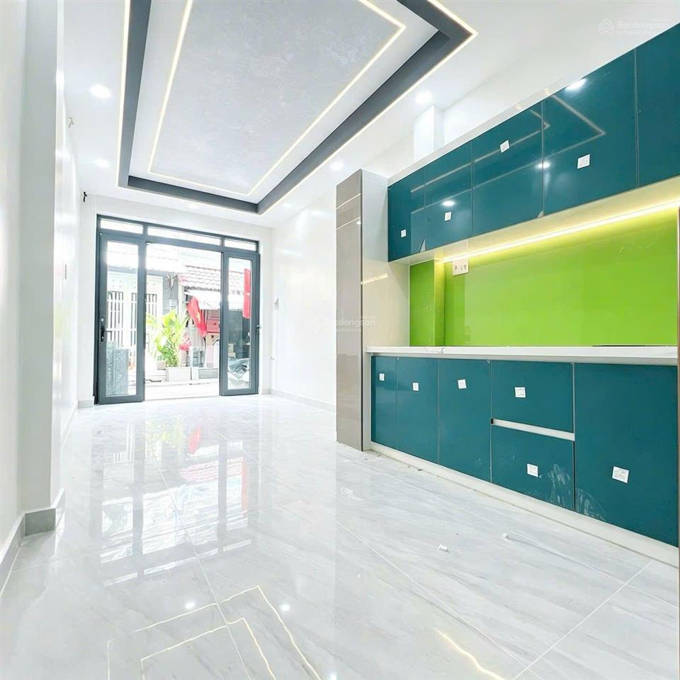 Quận 4, hẻm 4m tôn đản. nhà mới 3 tầng, 23,1m sổ. 5 tỷ 300tr  hẻm 1/, thẳng trục cách mt 40m