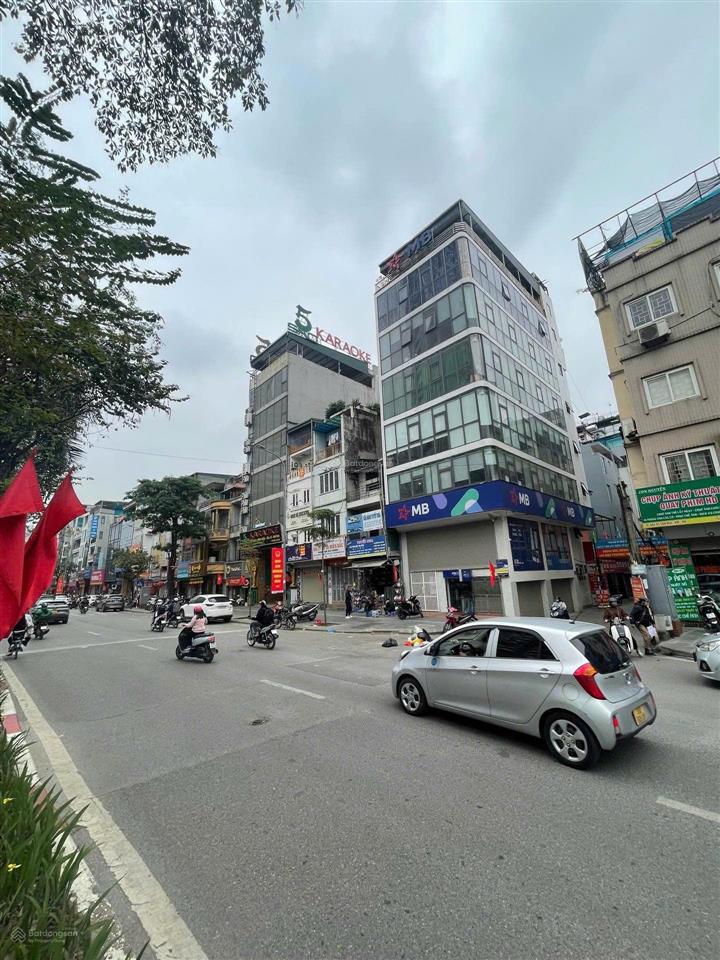 Bán nhà 9 tầng dt 96,7m phố tân mai, mặt đường kd cực đỉnh