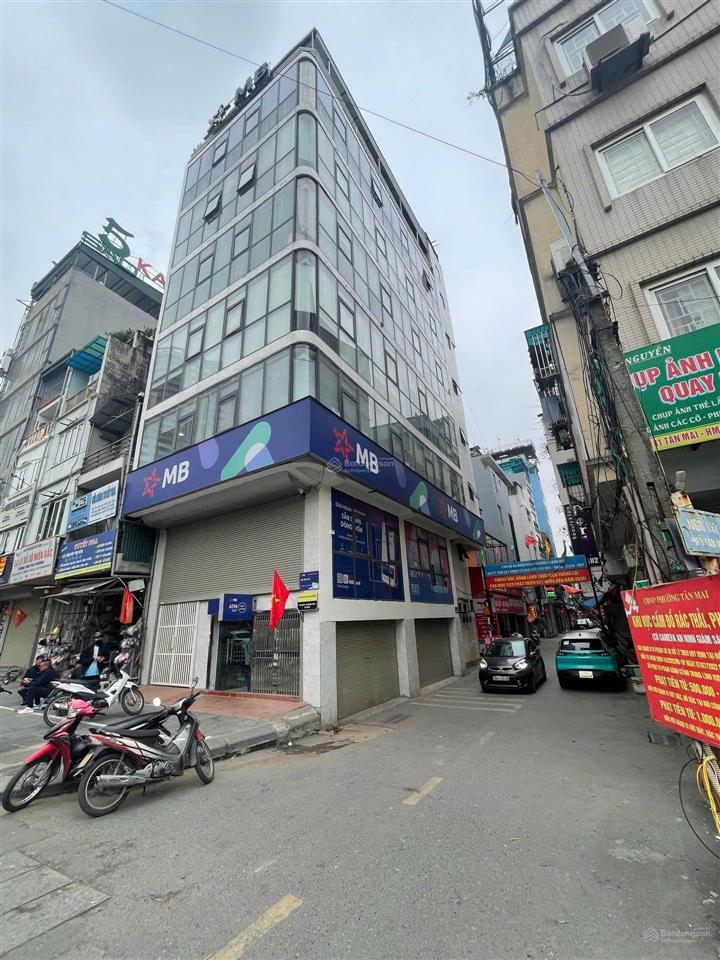 Bán nhà 9 tầng dt 96,7m phố tân mai, mặt đường kd cực đỉnh