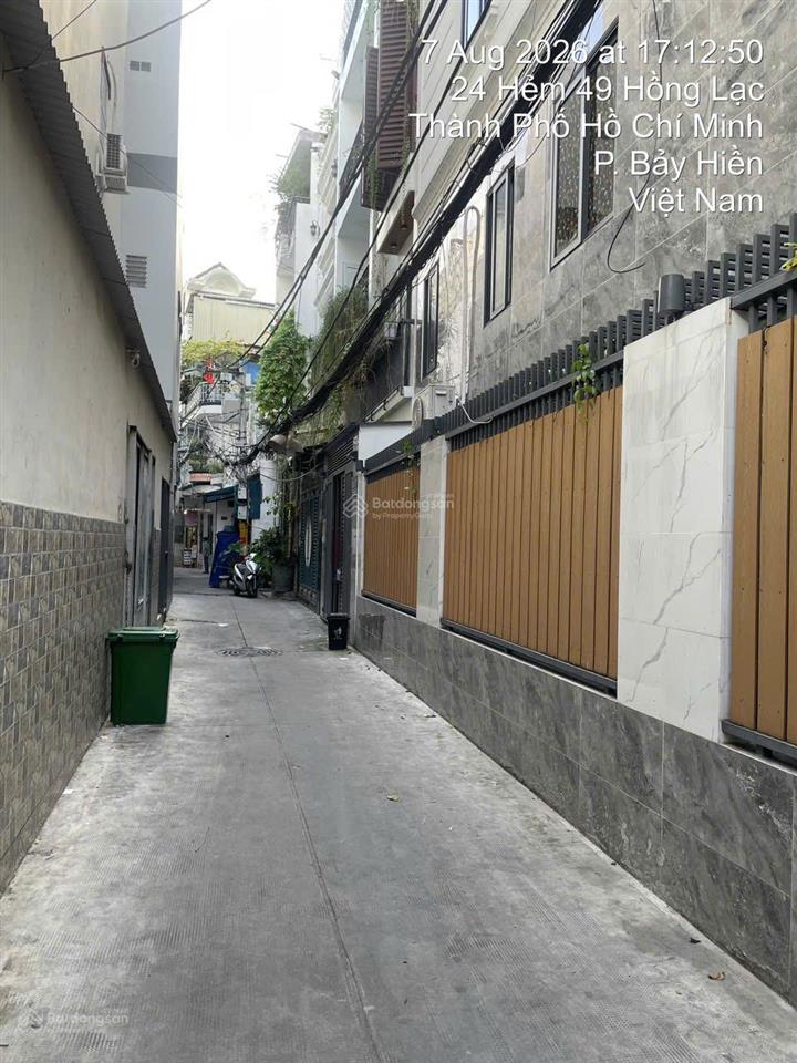 Bán nhà hẻm hồng lạc  tân bình | 78,5m2 đất vuông vức | giá 6,5 tỷ  thương lượng