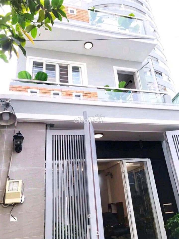 Bán nhà Huỳnh Tấn Phát Q7 5x15m nở hậu 7m 5PN hẻm ô tô