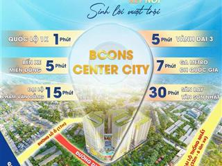 Suất nội bộ căn đẹp giá tốt, tháp icon dự án bcons center city
