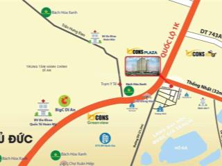 Bán gấp căn hộ 2pn 2wc khu bcons city