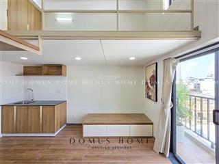 Khai trương phòng trọ ban công gần đại học văn lang full nội thất, mới đẹp 100%, gác lửng lớn