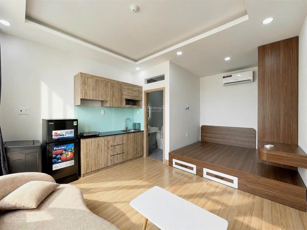 Khai trương dự án mới tone gỗ, có thang máy, gần sân bay, tại phú nhuận, gần quận 1,3,10, gần bờ kè