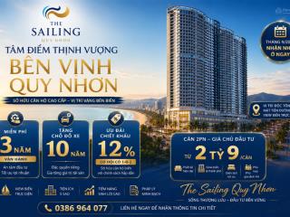 Căn 2pn the sailing quy nhơn view đẹp, ở cực chill