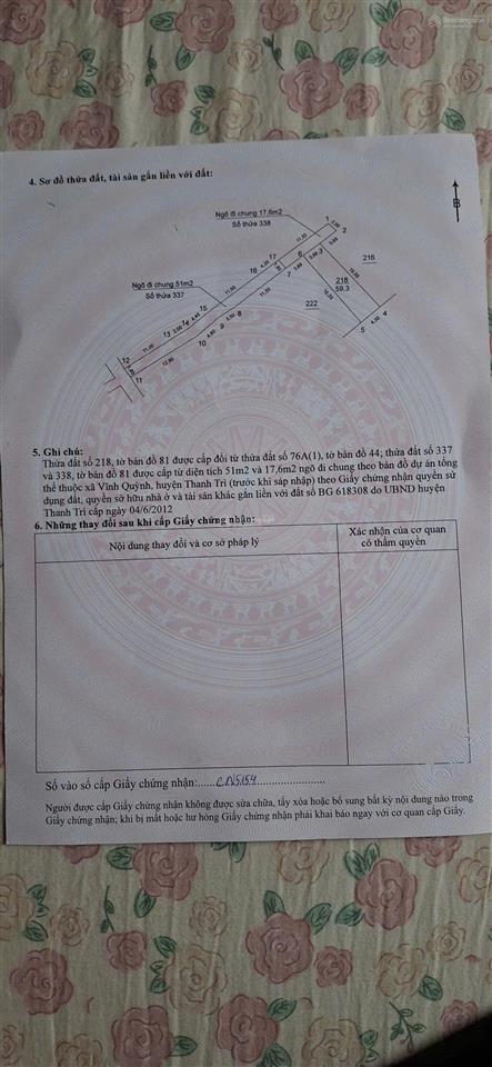 Đất chính chủ, đất ở 100% vuông vắn, quy hoạch rõ ràng