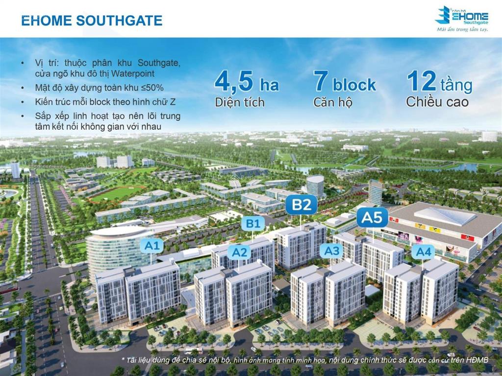 Bán căn hộ ehome southgate waterpoint