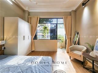 Cho thuê căn hộ 1pn ban công, full nội thất, mặt tiền tại trung tâm quận 1, gần cầu ông lãnh