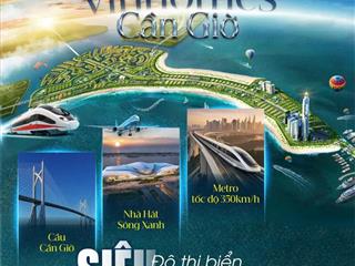 Siêu đô thị biển Vinhomes Green Paradise Cần giờ. Mở bán giá biệt thự chỉ từ 9xtr/m2. Cơ