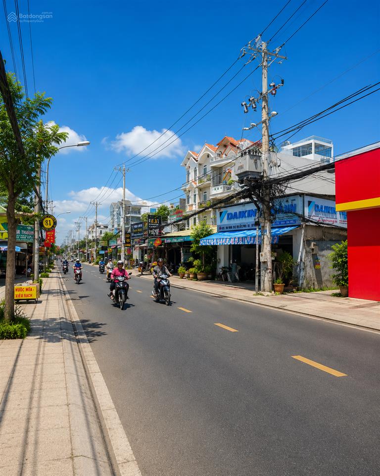 Bán nhà mặt tiền an dương vương, ngang 6m, dt 98m2, nhà 3 tầng, đang cho thuê, giá 24,95 tỷ