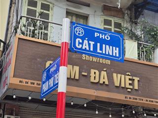 Bán đất ngõ 3 phố cát linhdt 52mmt 3mhơn 9 tỷ2 mặt thoángtặng gpxd 7 tầng  điện nước đầy đủ