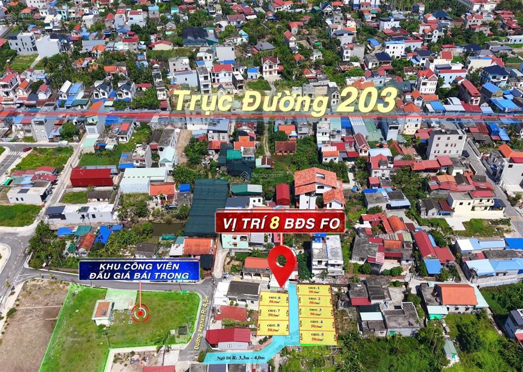 Giảm sâu lô đất 50m2 tại hoa động, phường thuỷ nguyên, hải phòng