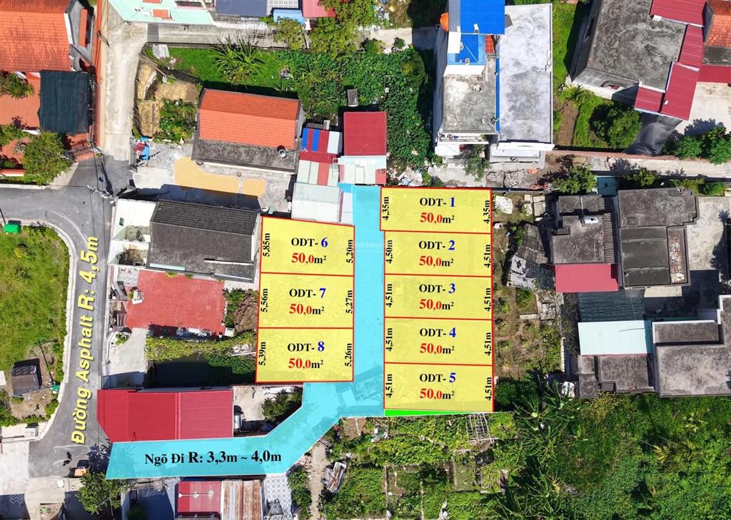Giảm sâu lô đất 50m2 tại hoa động, phường thuỷ nguyên, hải phòng