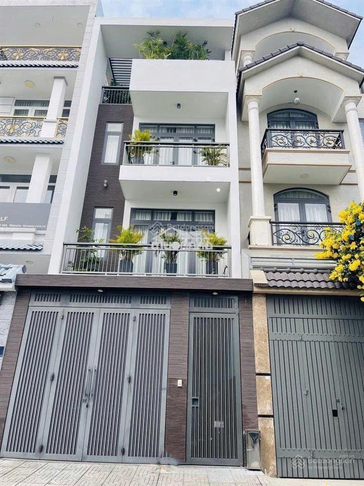 Cho thuê nhà mới xây hẻm 9m đặng thùy trâm. dt 4,5x18m. trệt 2 lầu st. 4pn, 5wc