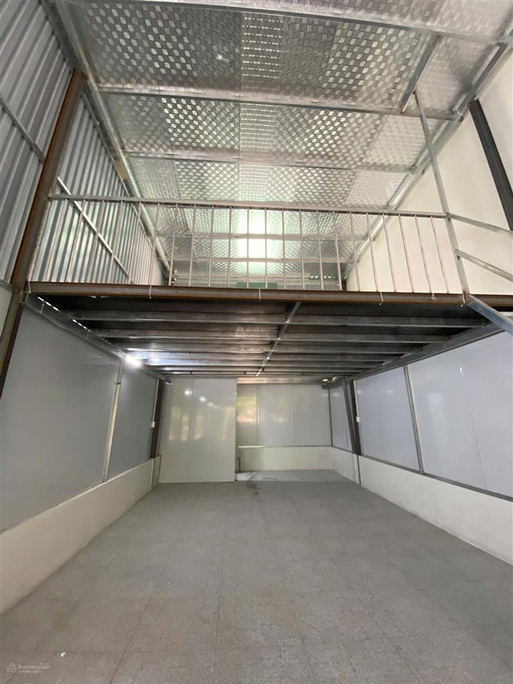 Cho thuê kho đặng thùy trâm, dt 5x24m, gác 35m2, sạch sẽ, trần cao