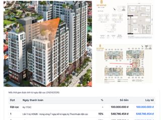 Căn 3pn giá tốt  view nội khu  số lượng hiếm tại hue heritage
