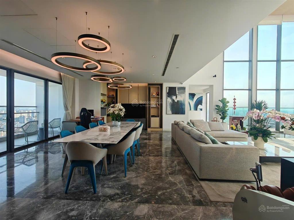 Cho thuê penthouse gateway quận 2  4pn full nội thất, sân vườn rộng, view sông panorama
