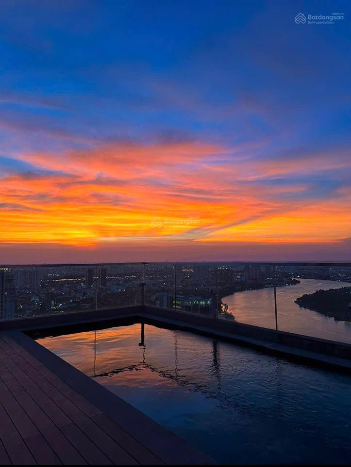 Cho thuê penthouse gateway quận 2  4pn full nội thất, sân vườn rộng, view sông panorama