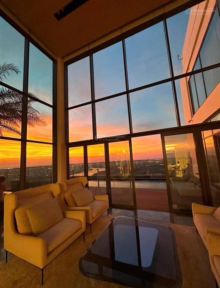 Cho thuê penthouse gateway quận 2  4pn full nội thất, sân vườn rộng, view sông panorama