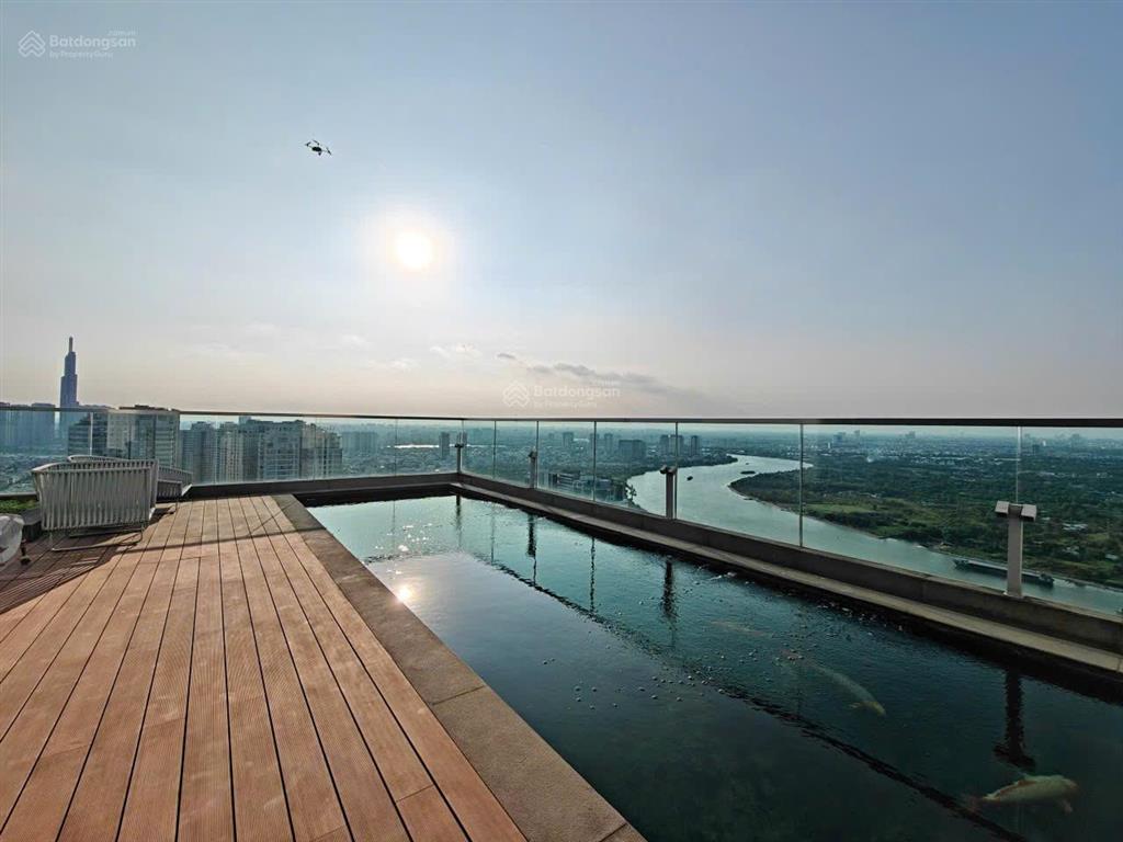 Cho thuê penthouse gateway quận 2  4pn full nội thất, sân vườn rộng, view sông panorama