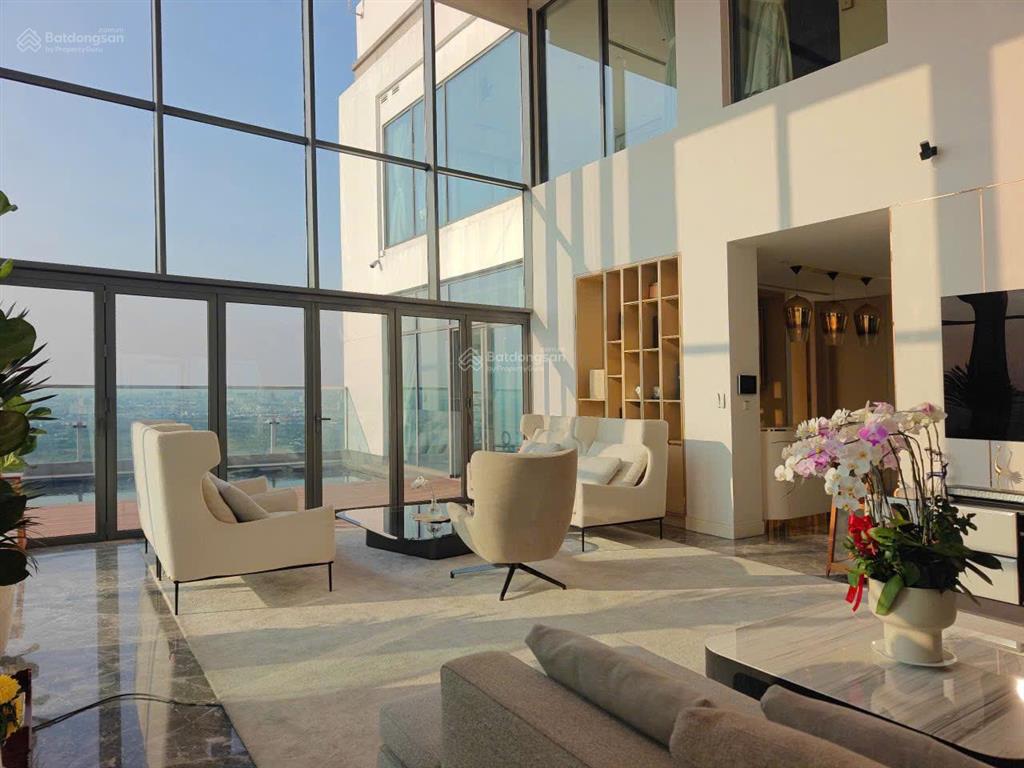Cho thuê penthouse gateway quận 2  4pn full nội thất, sân vườn rộng, view sông panorama