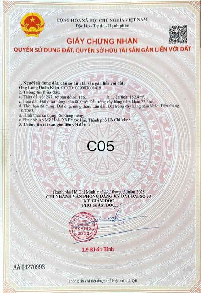 Khách kẹt tiền cần bán gấp lô góc 2 mặt tiền giá 1 tỷ