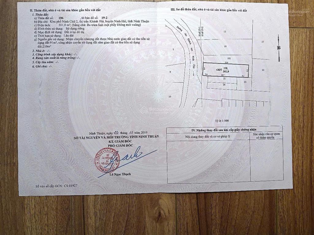 Bán đất vàng khu biển ninh chữ, khánh hòa
