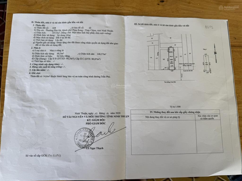 Siêu phẩm mặt tiền trần phú  phủ hà  trung tâm phan rang