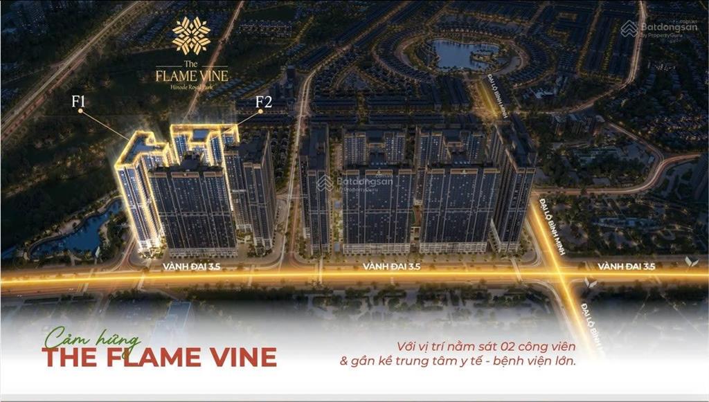 Bán quỹ ngoại giao căn hộ cao cấp the flame vine hh03 hinode royal park 10p đến mỹ đình