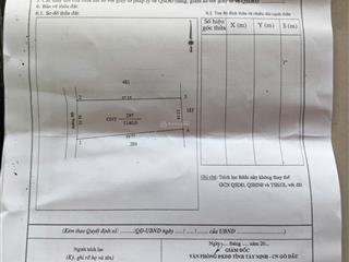 Bán đất tặng nhà 1.140m full thổ cư gò dầu, tây ninh