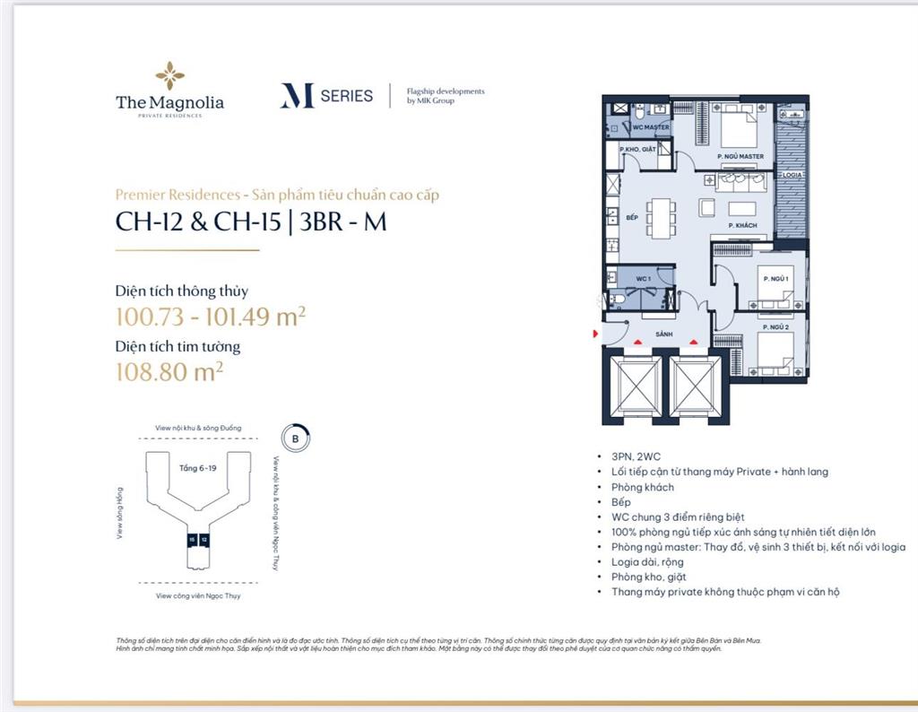 3pn 100m² đông nam view hồ ngọc thụy, tây nam view sông hồng tầng 21 ck 10%,  0946 455 ***