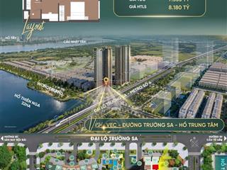 Căn 1+ view hồ của hiếm tòa peak2, giá chỉ hơn 6 tỷ tầm view hiếm dòng tiền 68%,  0946 455 ***