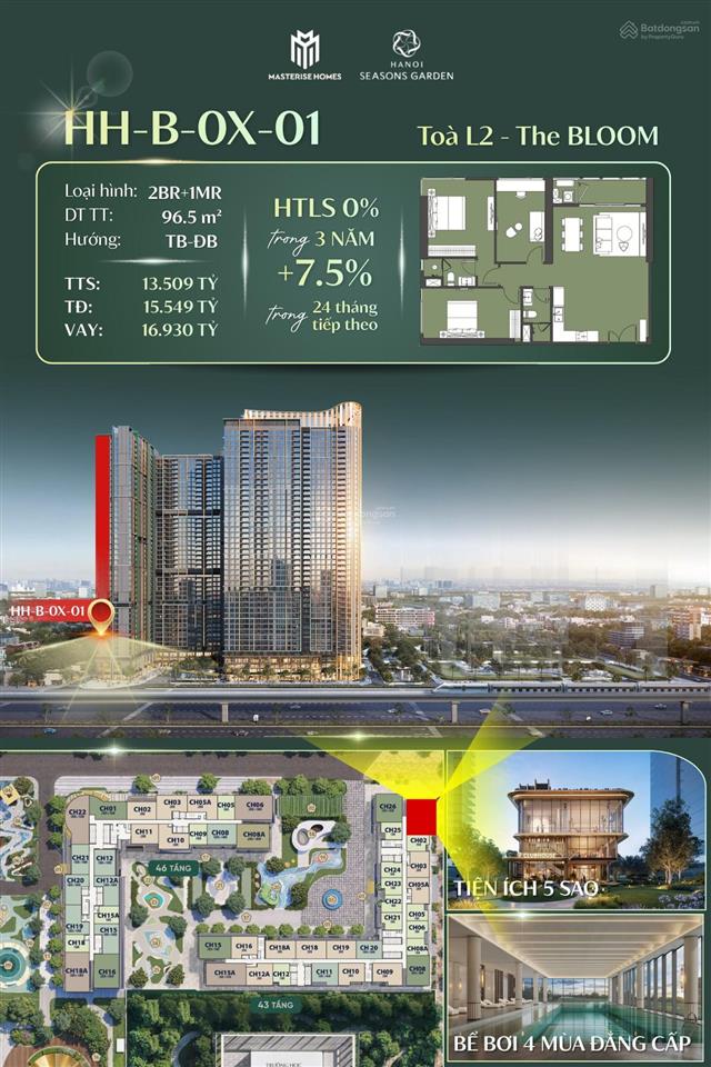 Căn góc 3 ngủ view thành phố, công viên kđt hòang sơn, đường 2,5, đơn giá 13xtr/m2.  0962 284 ***