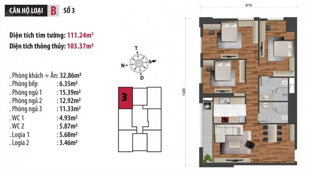 Chính chủ gửi bán căn hộ 3pn paragon victory tower, duy tân, cầu giấy