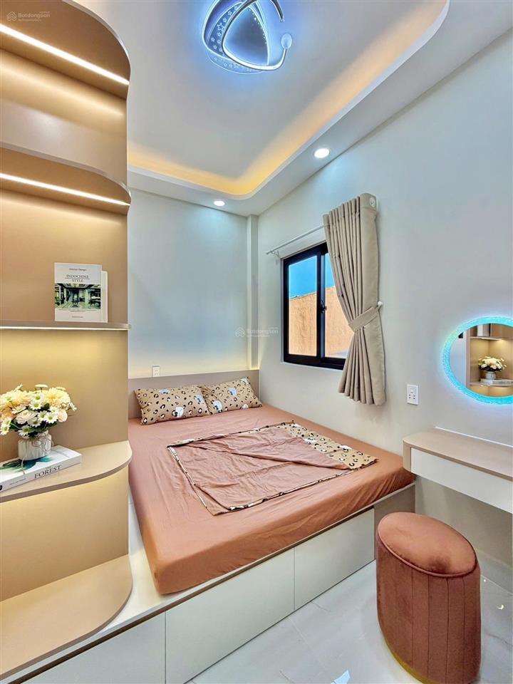Nhà 3 tầng mới tinh phan văn trị bình thạnh 3 pn thiết kế hiện đại nội thất cao cấp 4.x tỷ