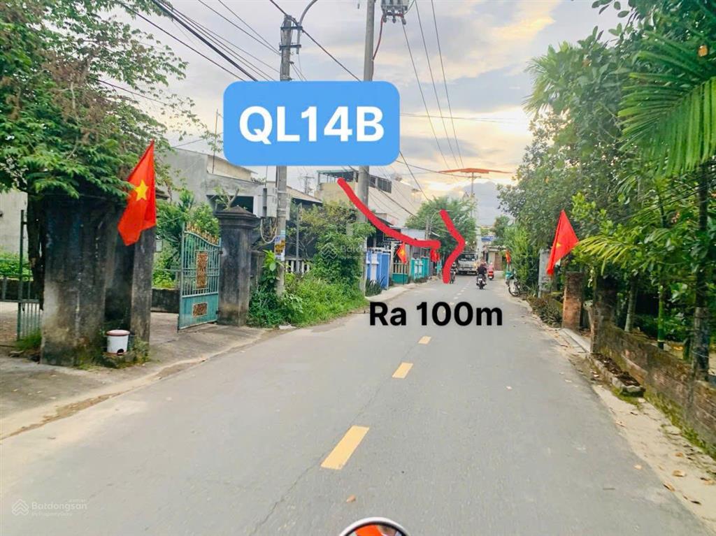 Đất nền phú sơn 1, hoà vang  cách ql14b chỉ 100m. chỉ 1,x tỷ  cao ráo không lụt