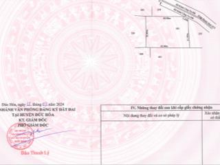 Bán đất nông nghiệp 8.000m2, đường bàu công, ấp bàu công, xã tân mỹ, huyện đức hòa, tỉnh long an