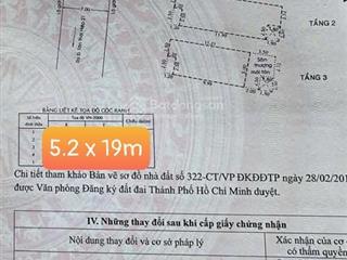 Chỉ 7,4 tỷ  nhà 3 tầng đẹp tân thới hiệp  hẻm 8m ô tô ngủ trong nhà